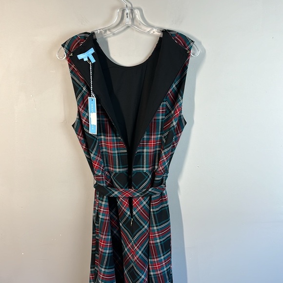NWT Draper James Georgia Tartan Plaid Love Circle Waist Tree Dress Size 14 - Picture 16 of 16